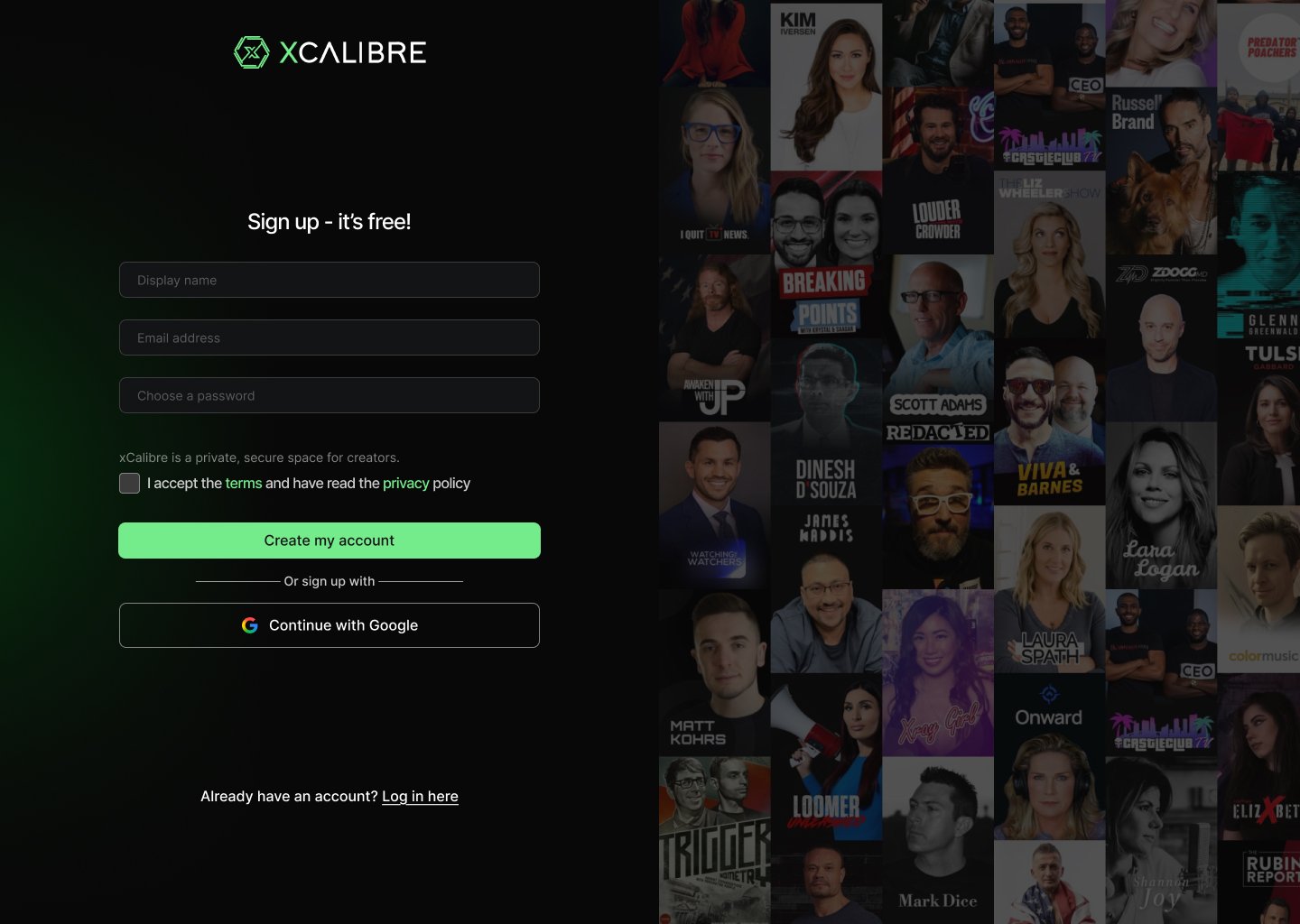 XCalibre: privacy-first creator platform