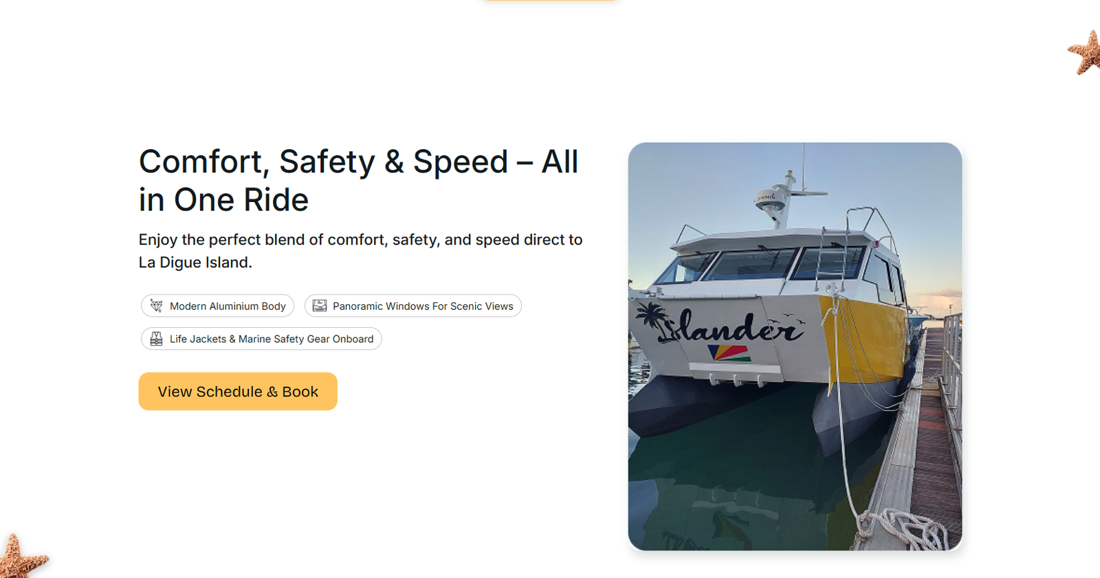 Islander Boat Seychelles